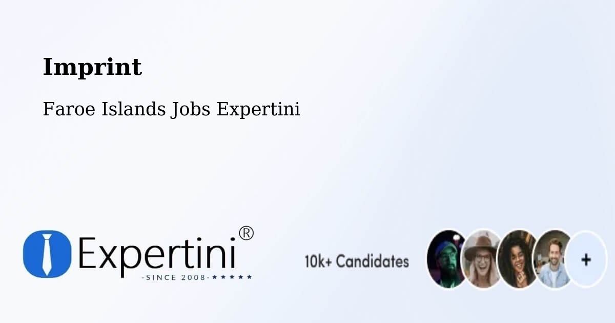 Imprint – Miðvágur - Faroe Islands Jobs Expertini
